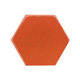 Rustic Terracotta 8" Hexagon Hazard County Orange