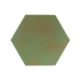  Rustic Terracotta 8" hexagon Light Copper