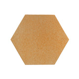 Rustic Terracotta 8" hexagon Yellowstone