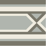Mission Santiago Border 8"x8" Encaustic Cement Tile in Mountain Colorway