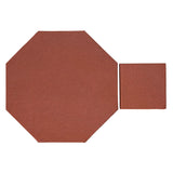 Unglazed Mission Red 10" Octagon Rustic Terracotta