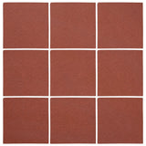 Unglazed Mission Red 3"x3" Rustic Terracotta