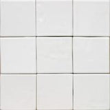 Grouping of nine Blanco Tiles to show texture and color variation