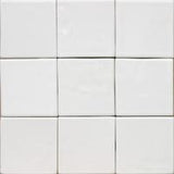Grouping of nine Blanco Tiles to show texture and color variation