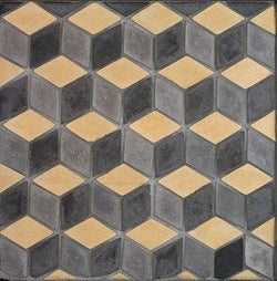 Arabesque 3"x5" Diamond Cement Tile - Avente Tile