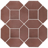 Arabesque 4" x 8" Picket Set Cement Tile - Avente Tile