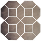 Arabesque 4" x 8" Picket Set Cement Tile - Avente Tile