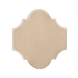 Clay Arabesque 12"x13" San Felipe Tile - Almond