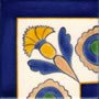 Cande Laria Hand Painted Ceramic Tile - Avente Tile