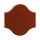 Clay Arabesque 11"x11" Pata Grande Tile - Avente Tile