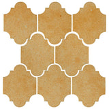 Clay Arabesque 3"x4" Mini San Felipe Tile - Avente Tile