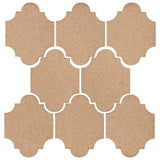 Clay Arabesque 3"x4" Mini San Felipe Tile - Avente Tile