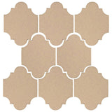 Clay Arabesque 3"x4" Mini San Felipe Tile - Avente Tile