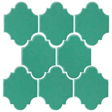 Clay Arabesque 3"x4" Mini San Felipe Tile - Avente Tile