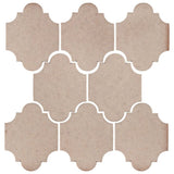 Clay Arabesque 3"x4" Mini San Felipe Tile - Avente Tile