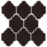 Clay Arabesque 3"x4" Mini San Felipe Tile - Avente Tile