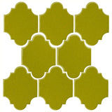 Clay Arabesque 3"x4" Mini San Felipe Tile - Avente Tile