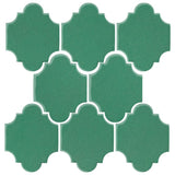Clay Arabesque 3"x4" Mini San Felipe Tile - Avente Tile