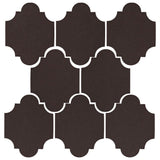 Clay Arabesque 3"x4" Mini San Felipe Tile - Avente Tile