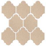 Clay Arabesque 3"x4" Mini San Felipe Tile - Avente Tile