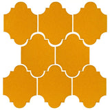 Clay Arabesque 3"x4" Mini San Felipe Tile - Avente Tile