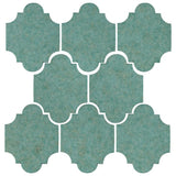 Clay Arabesque 3"x4" Mini San Felipe Tile - Avente Tile