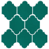 Clay Arabesque 3"x4" Mini San Felipe Tile - Avente Tile