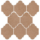 Clay Arabesque 3"x4" Mini San Felipe Tile - Avente Tile