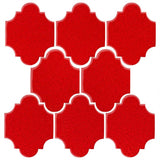 Clay Arabesque 3"x4" Mini San Felipe Tile - Avente Tile