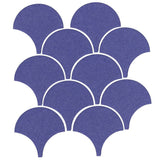 Clay Arabesque 4" Conche or Fish Scale Tile - Avente Tile