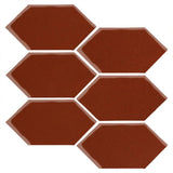 Clay Arabesque 4" x 8" Picket Only - Avente Tile