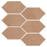 Clay Arabesque 4" x 8" Picket Only - Avente Tile