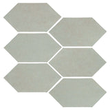 Clay Arabesque 4" x 8" Picket Only - Avente Tile