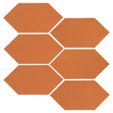 Clay Arabesque 4" x 8" Picket Only - Avente Tile