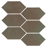 Clay Arabesque 4" x 8" Picket Only - Avente Tile