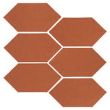 Clay Arabesque 4" x 8" Picket Only - Avente Tile