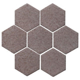 Clay Arabesque 6" Hexagon - Avente Tile