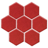 Clay Arabesque 6" Hexagon - Avente Tile