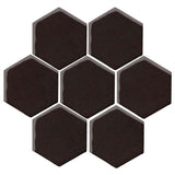 Clay Arabesque 6" Hexagon - Avente Tile