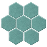 Clay Arabesque 6" Hexagon - Avente Tile