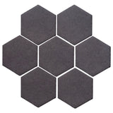 Clay Arabesque 6" Hexagon - Avente Tile