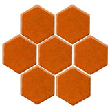 Clay Arabesque 6" Hexagon - Avente Tile