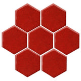 Clay Arabesque 6" Hexagon - Avente Tile