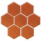 Clay Arabesque 6" Hexagon - Avente Tile