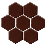 Clay Arabesque 6" Hexagon - Avente Tile