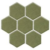 Clay Arabesque 6" Hexagon - Avente Tile