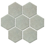 Clay Arabesque 6" Hexagon - Avente Tile