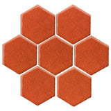Clay Arabesque 6" Hexagon - Avente Tile