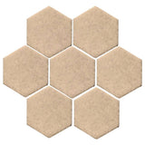 Clay Arabesque 6" Hexagon - Avente Tile