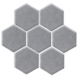 Clay Arabesque 6" Hexagon - Avente Tile